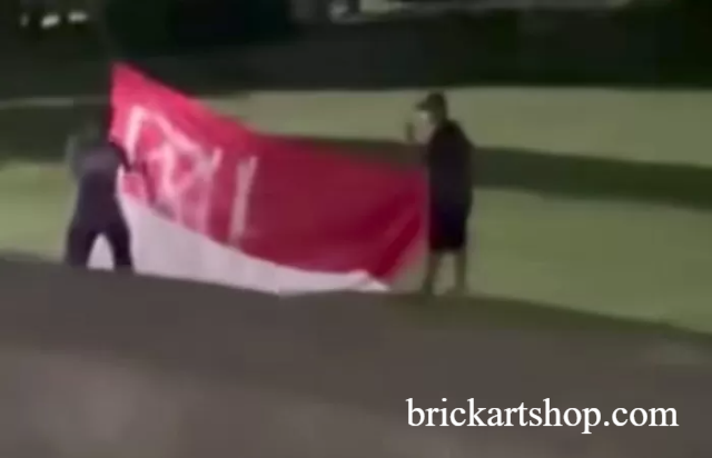 Viral Aksi Turunkan dan Coret Bendera Merah Putih di Jembrana