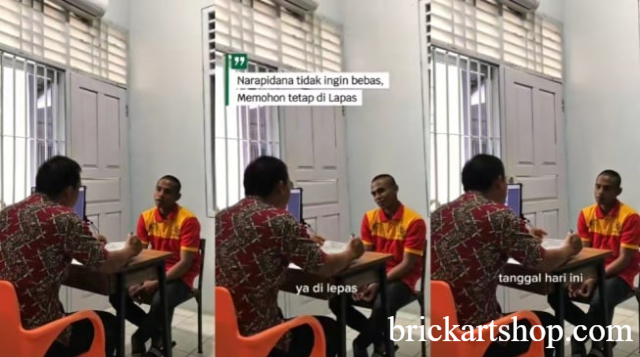 Viral! Napi Ini Tolak Kebebasan dan Memilih Tetap di Penjara